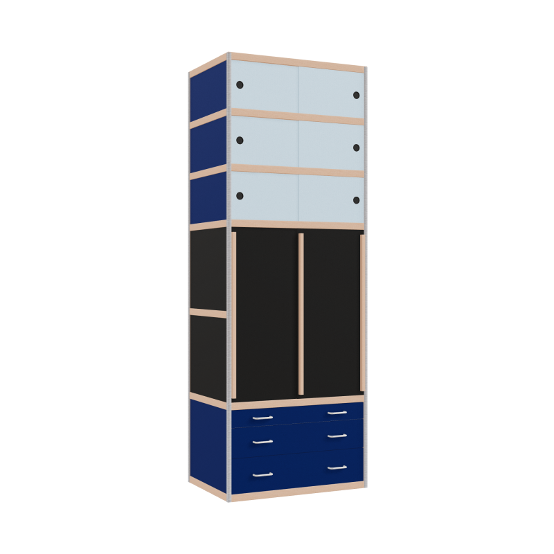 Wardrobe (250x90x62 cm)