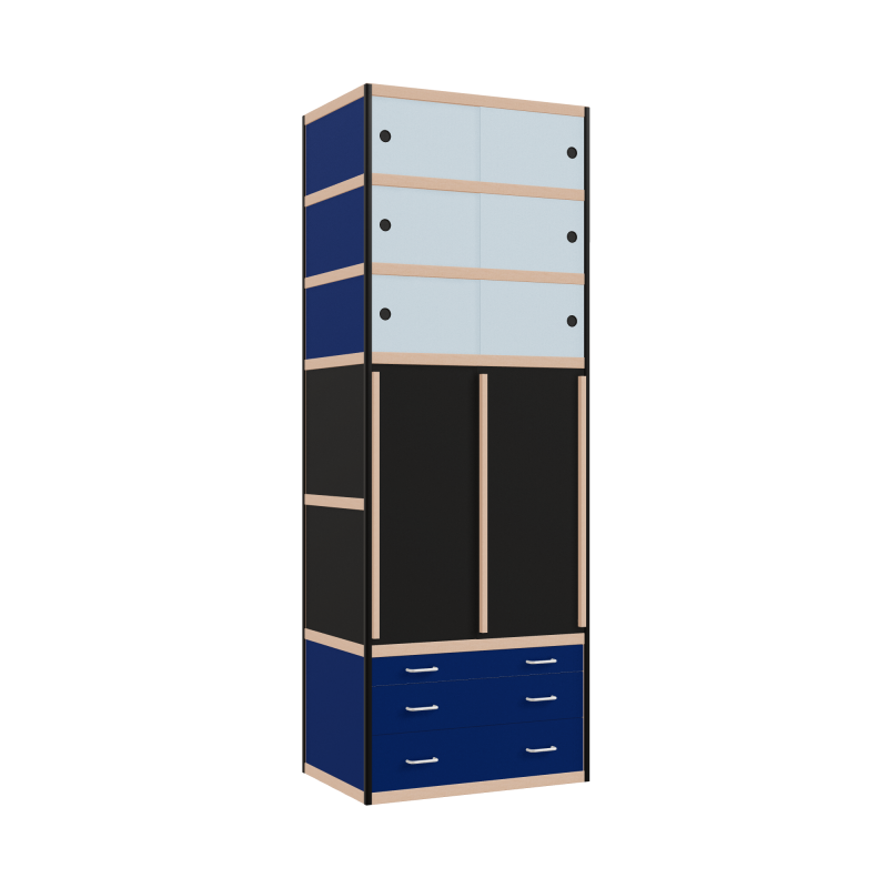 Kleerkast (250x90x62 cm)