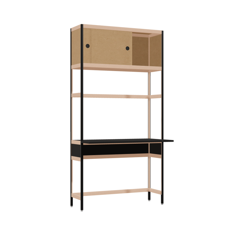 Overhangend bureau (196.5x100x53.6 cm)