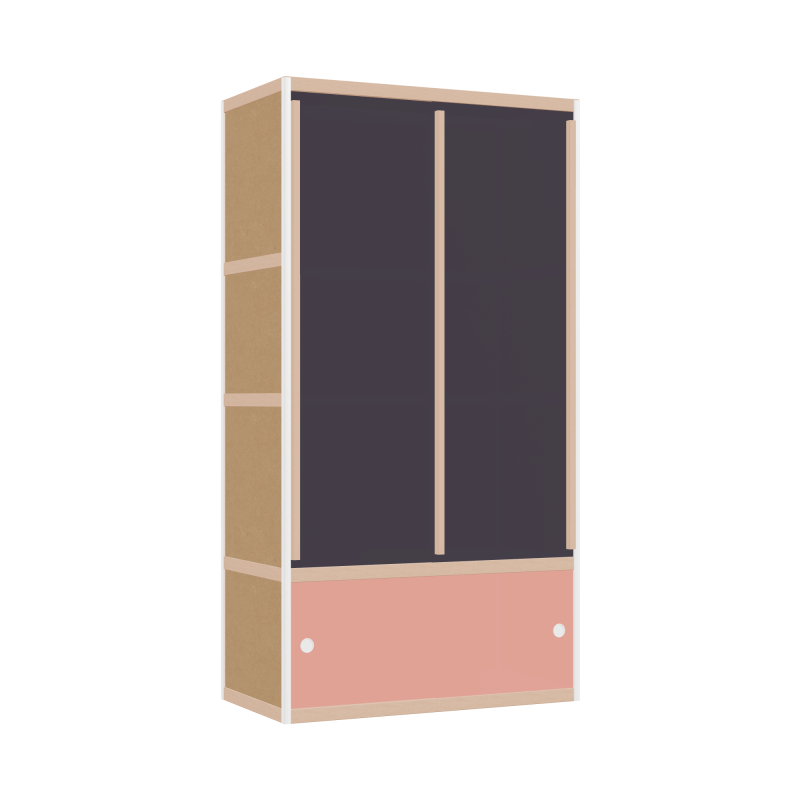 Wardrobe (188x100x52 cm)