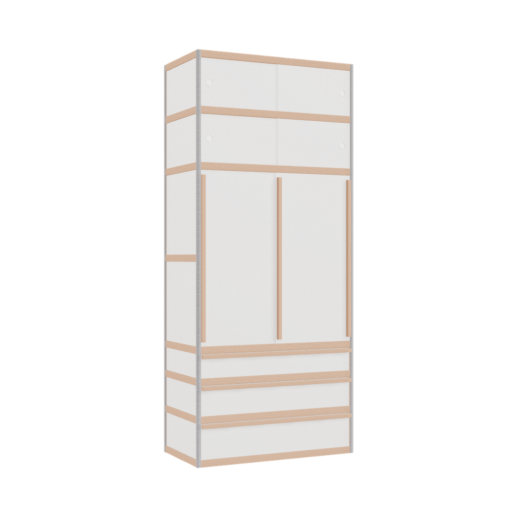 Wardrobe (230.5x100x52 cm)