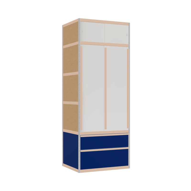 Wardrobe (209x80x62 cm)