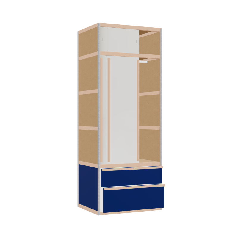 Wardrobe (209x80x62 cm)