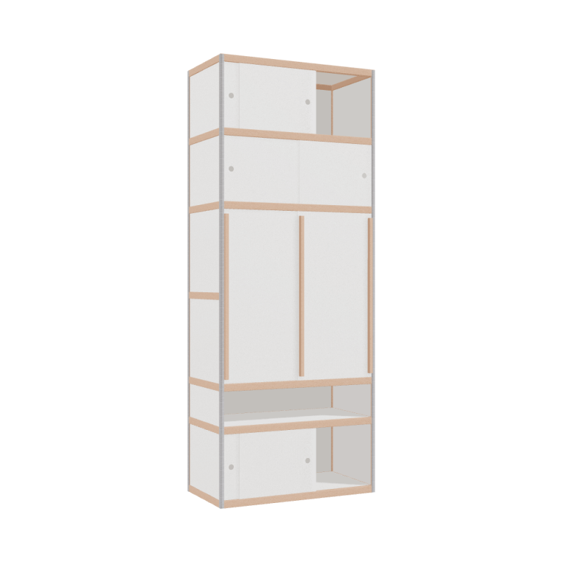 Wardrobe (253x100x52 cm)