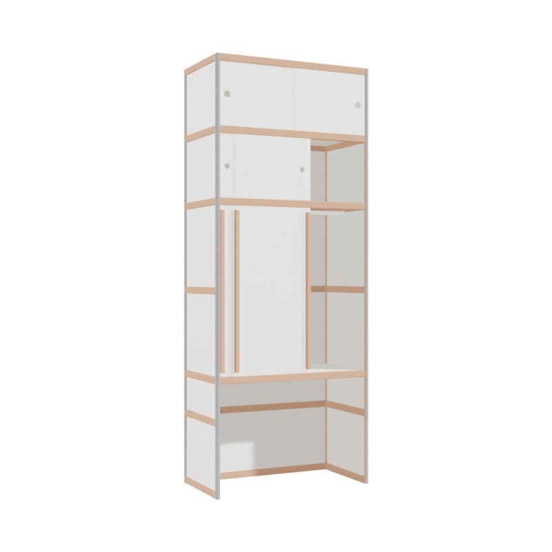 Wardrobe (253x100x52 cm)