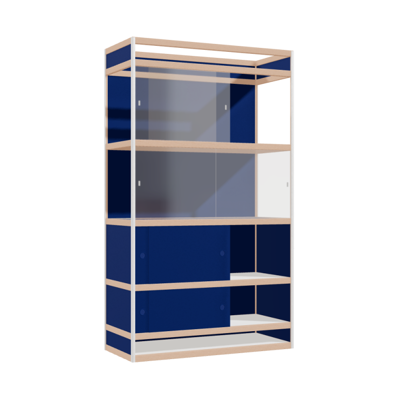 Vitrine (206x120x52 cm)