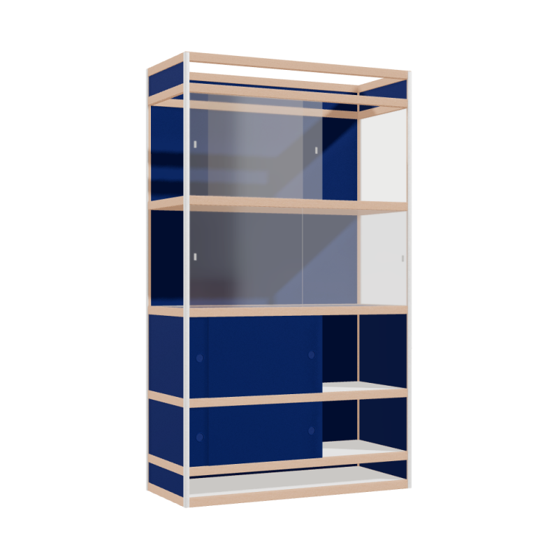 Display cabinet (206x120x52 cm)