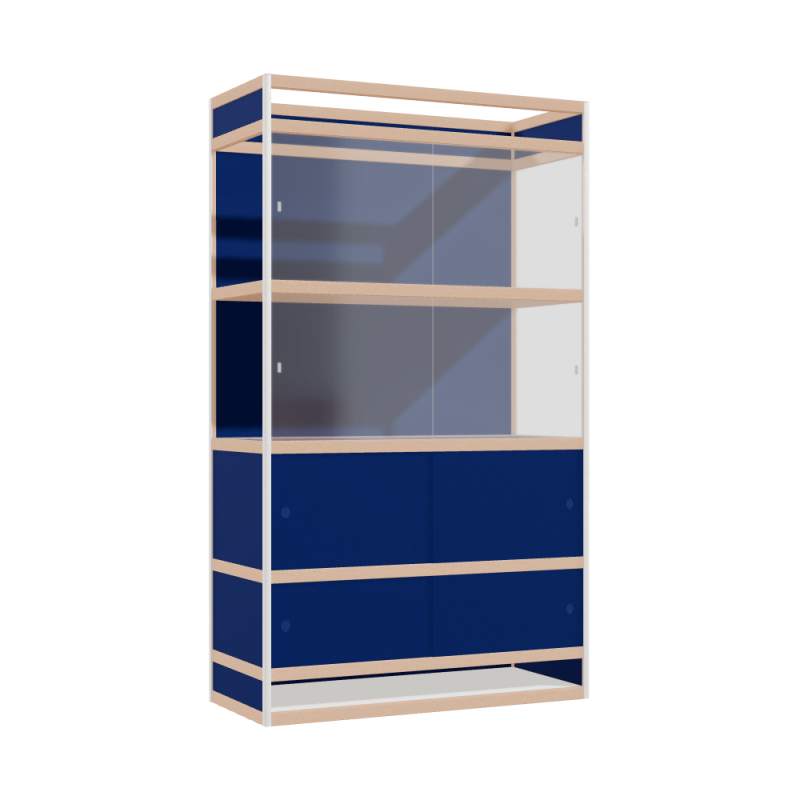 Display cabinet (206x120x52 cm)