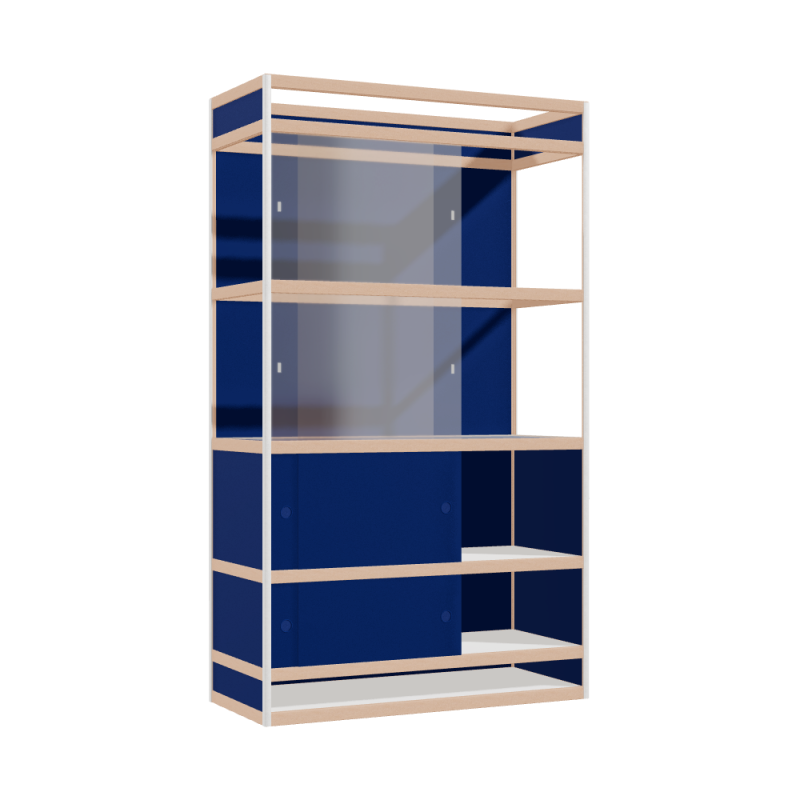 Display cabinet (206x120x52 cm)