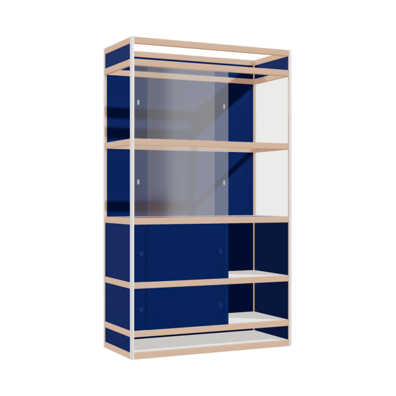 Display cabinet (206x120x52 cm)