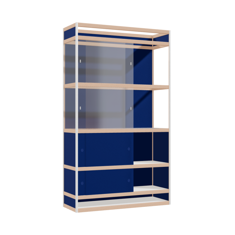 Display cabinet (206x120x42 cm)