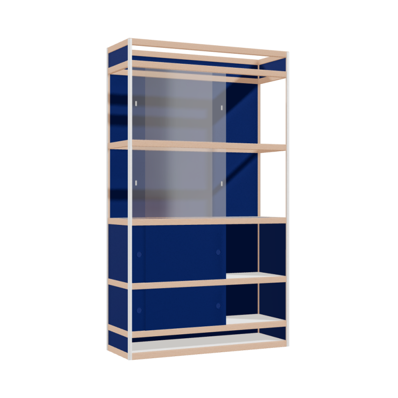 Display cabinet (206x120x42 cm)