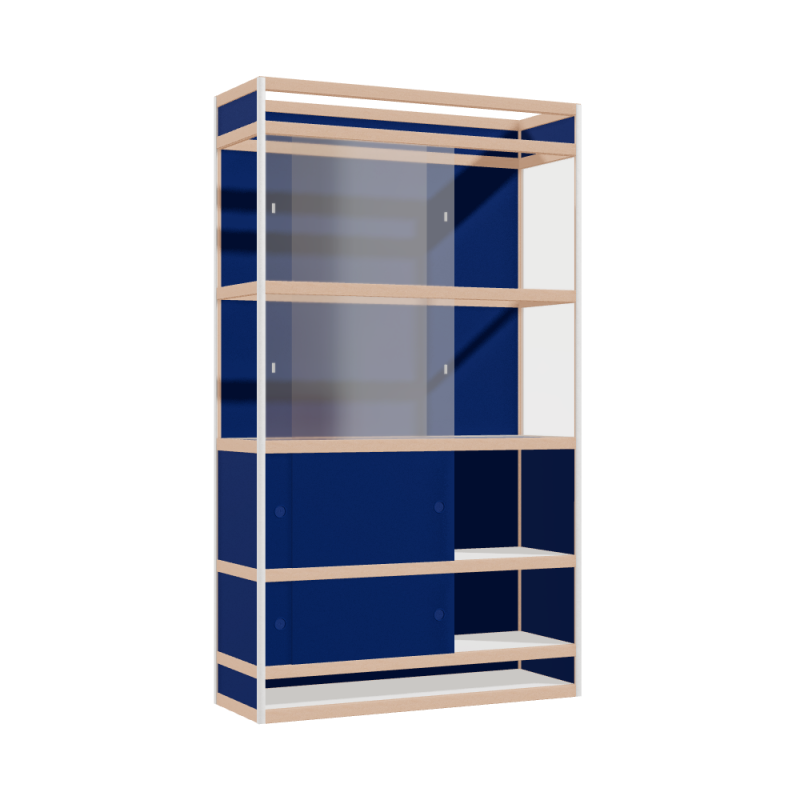 Vitrine (206x120x42 cm)