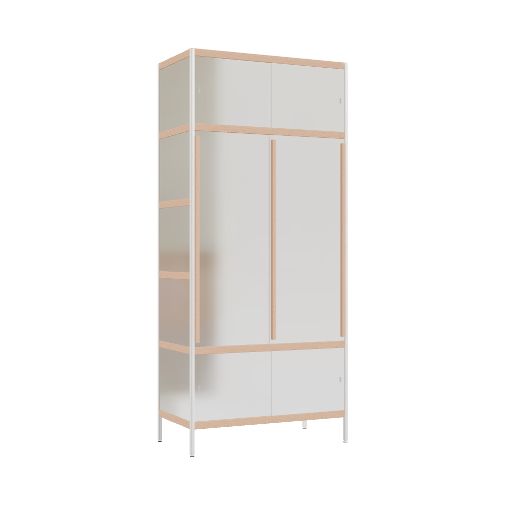 Kleerkast (224x100x52 cm)