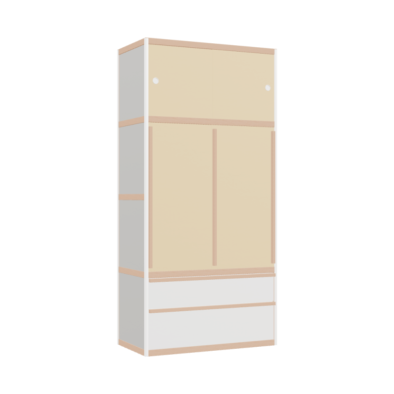 Wardrobe (208x100x52 cm)