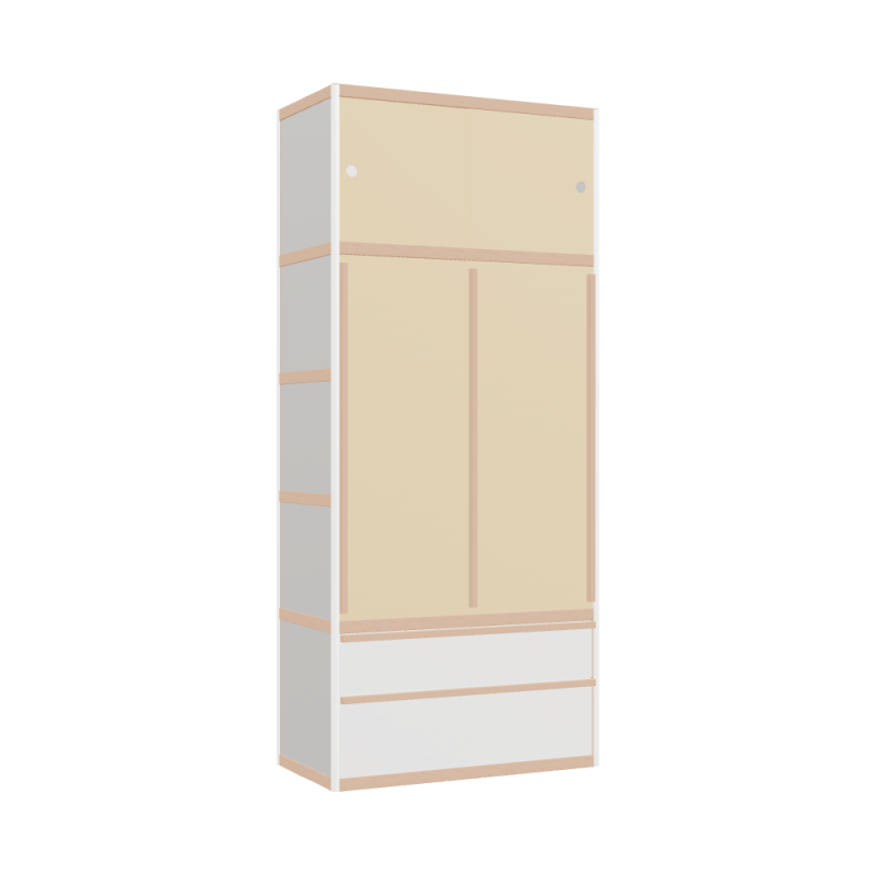 Kleerkast (229x100x52 cm)