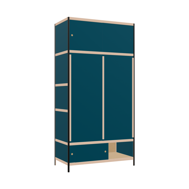 Kleerkast (239x120x62 cm)