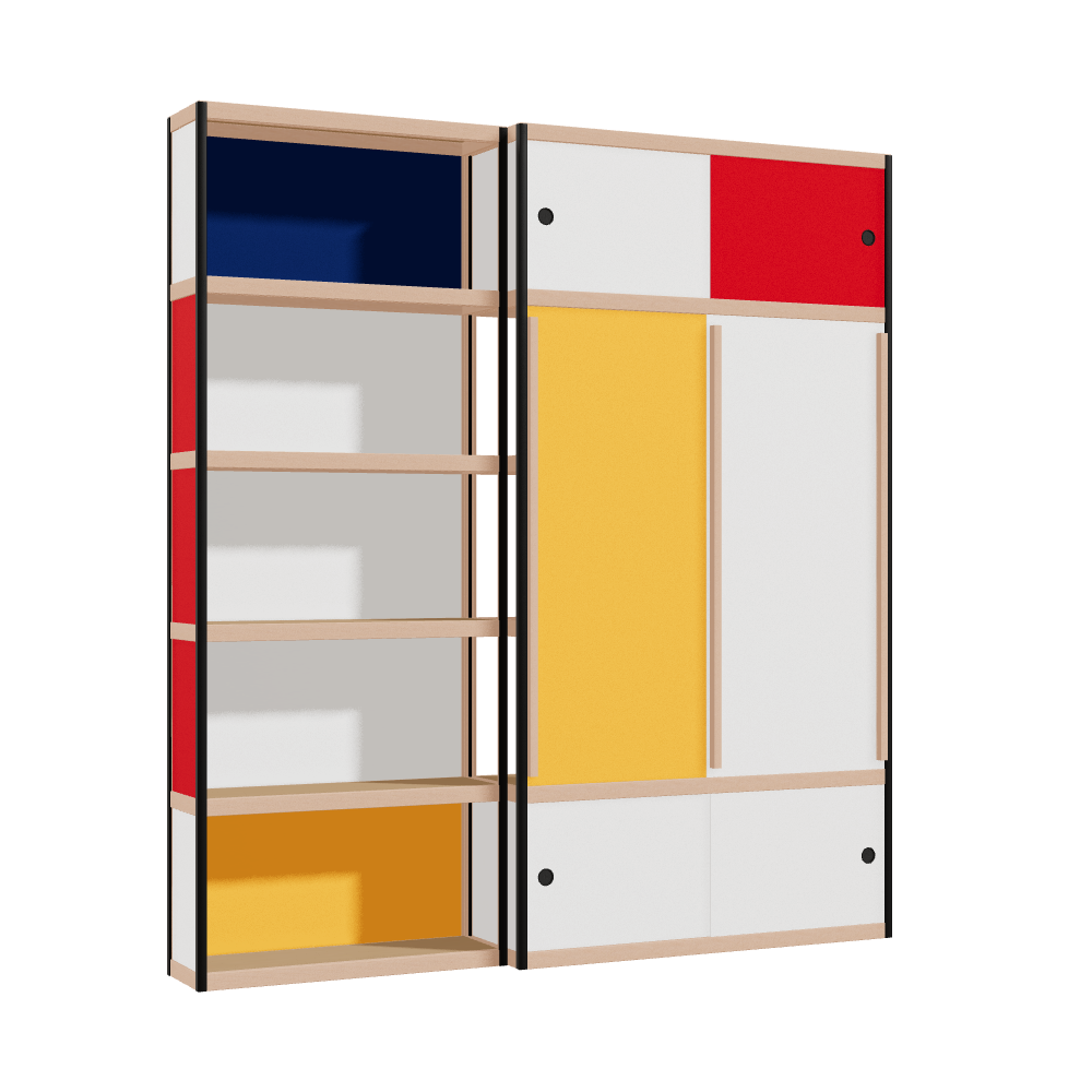 Meubles (209x190x32 cm)