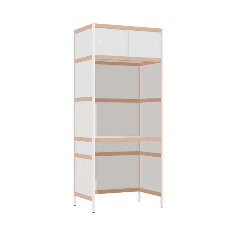 Integrated desk (186.5x80x52 cm)