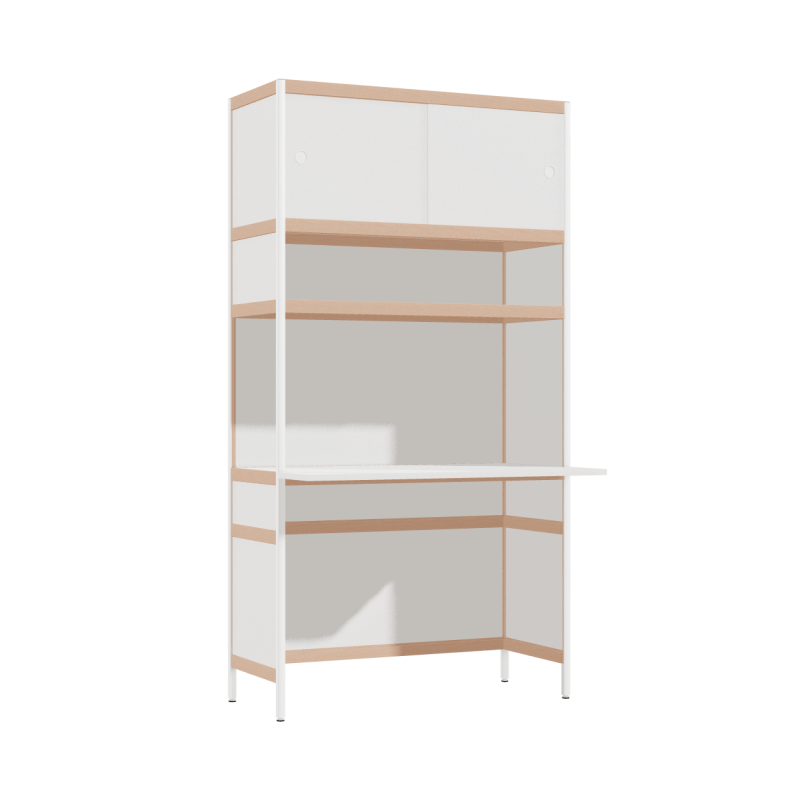 Bureau débordant (189.5x100x63.6 cm)