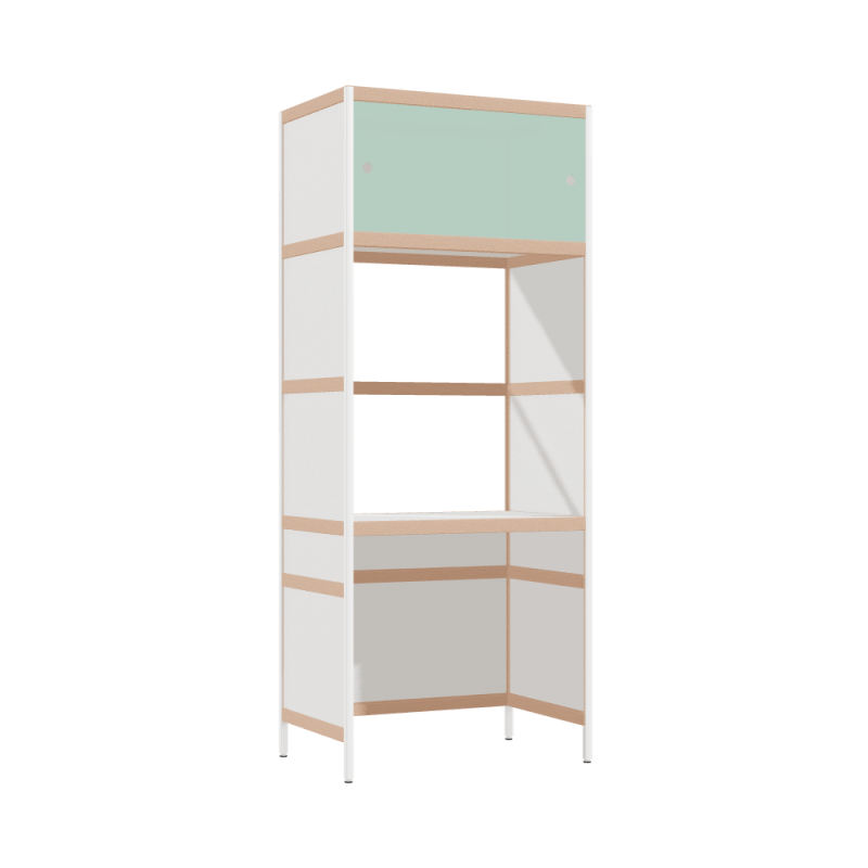 Integrated desk (196.5x80x52 cm)