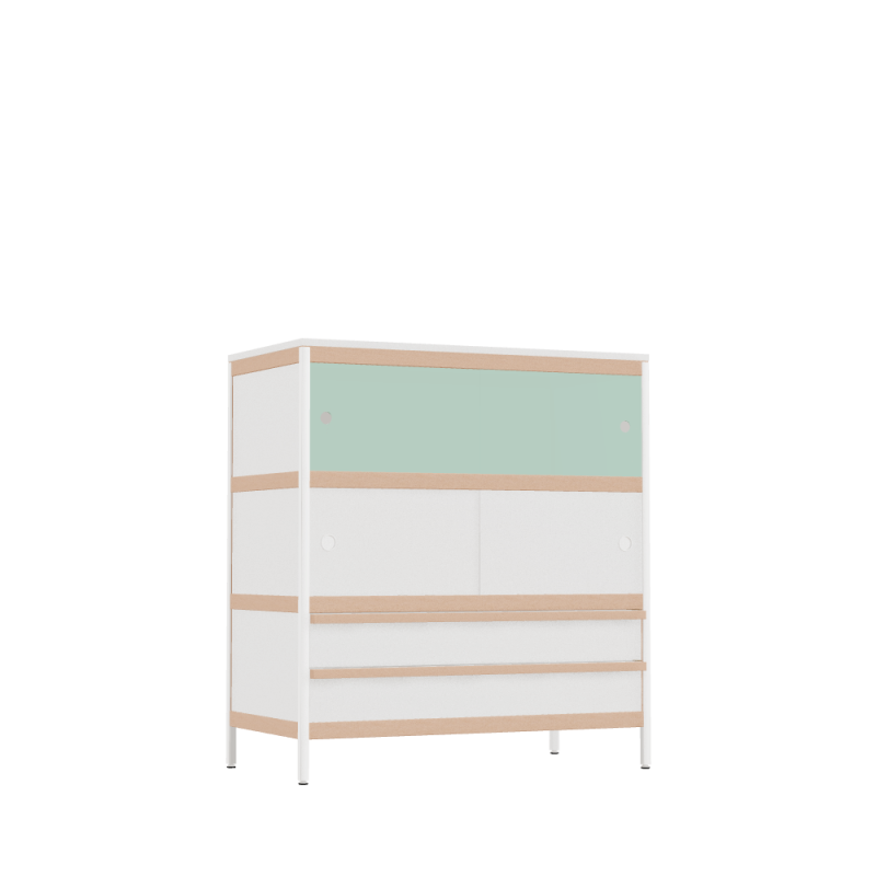 Kast (109.8x100x52 cm)