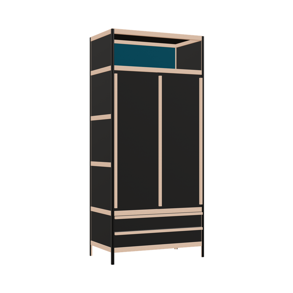 Penderie (199x90x52 cm)