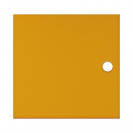 Porte en acrylique translucide Orange