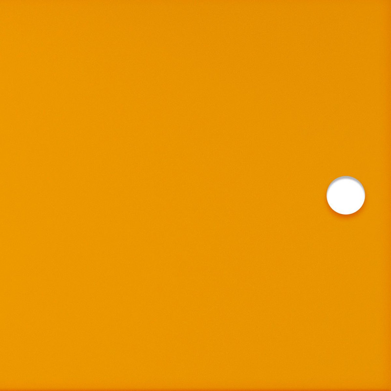 Porte en acrylique translucide Orange