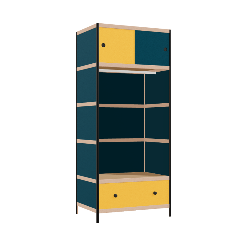 Wardrobe (209x90x62 cm)