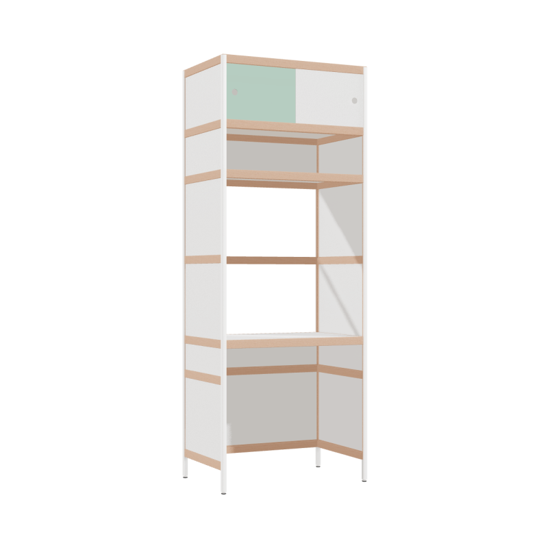 Geïntegreerd bureau (210.5x80x52 cm)