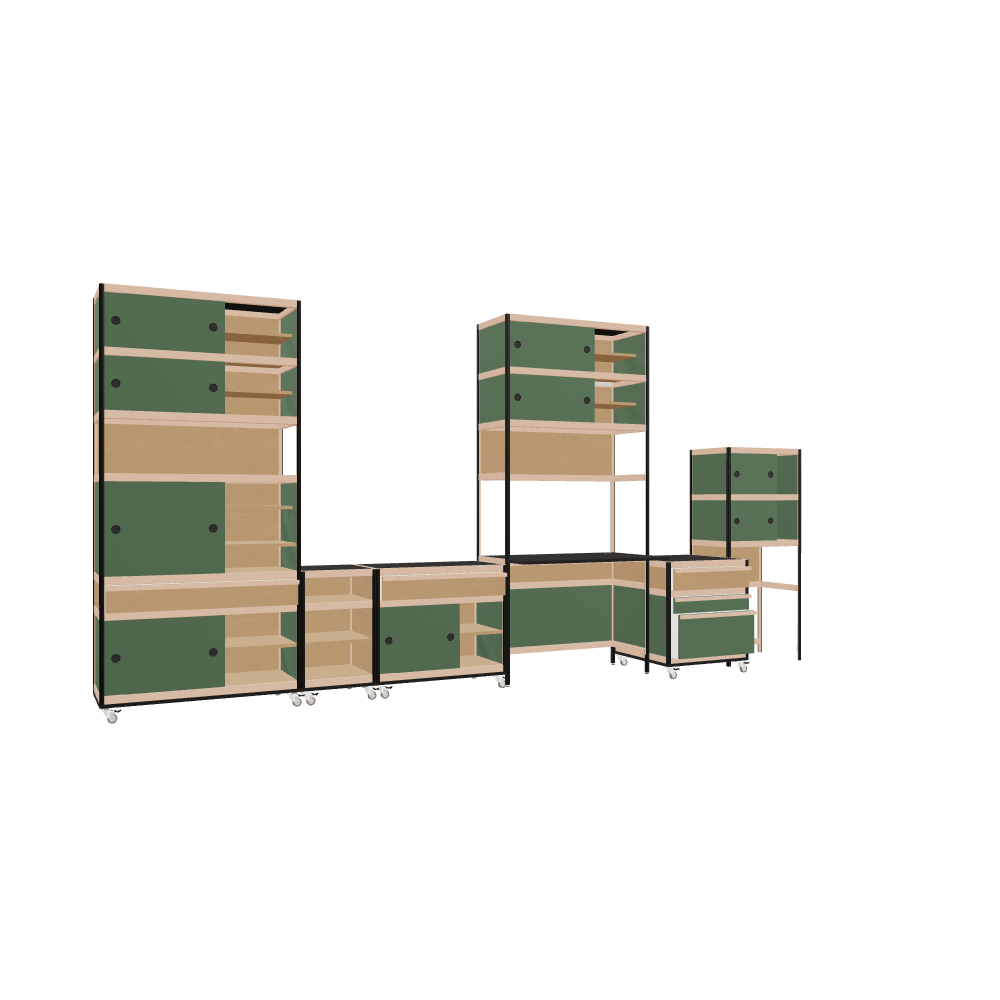 Furniture (218.5x446x63.6 cm)