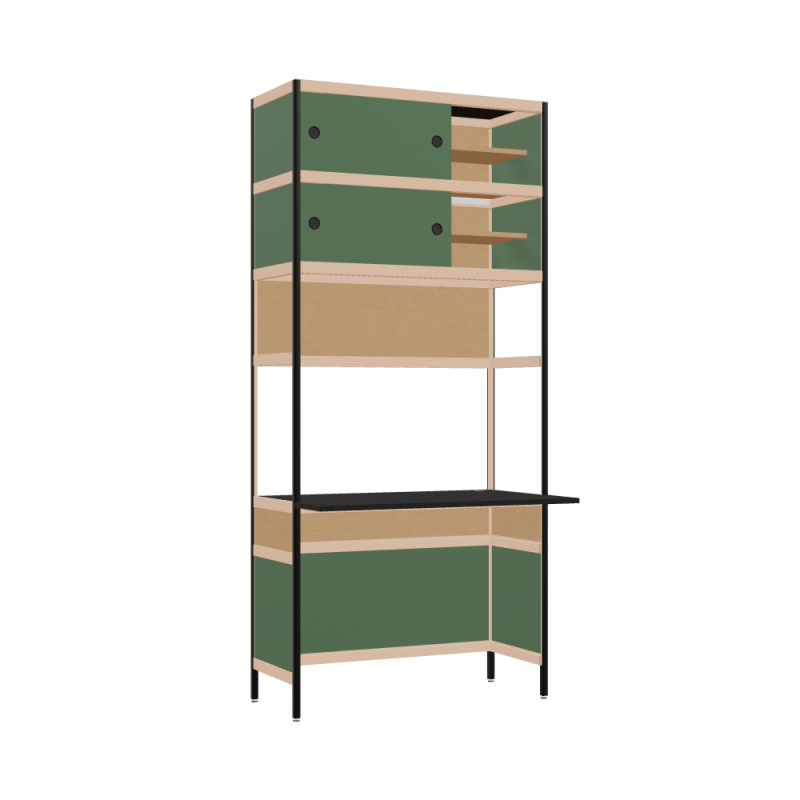 Cantilevered desk (218.5x100x63.6 cm)