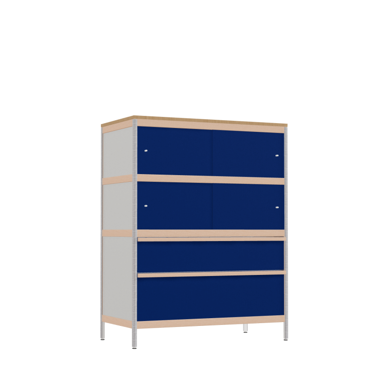 Kast (129.8x100x52 cm)