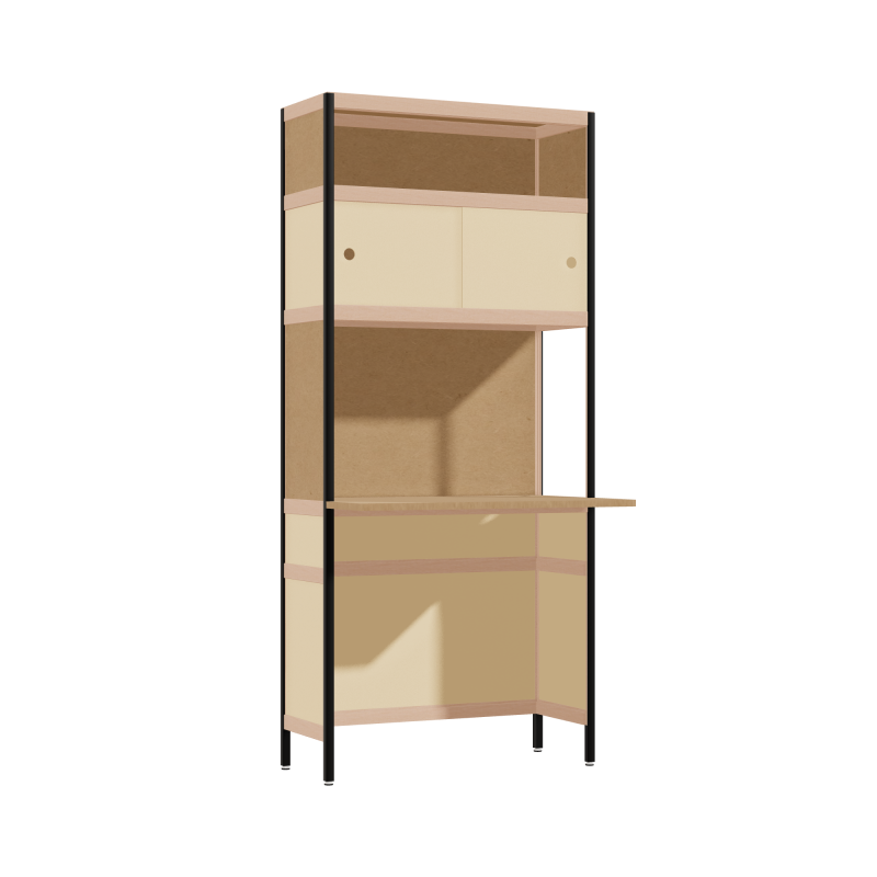 Cantilevered desk (179.5x80x53.6 cm)