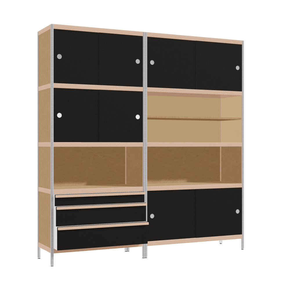 Meubles (209x200x42 cm)