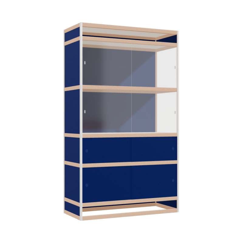Vitrine (206x120x52 cm)