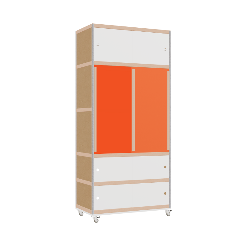 Wardrobe (218x100x52 cm)