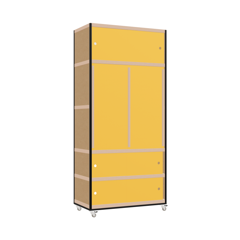 Kleerkast (218x100x52 cm)