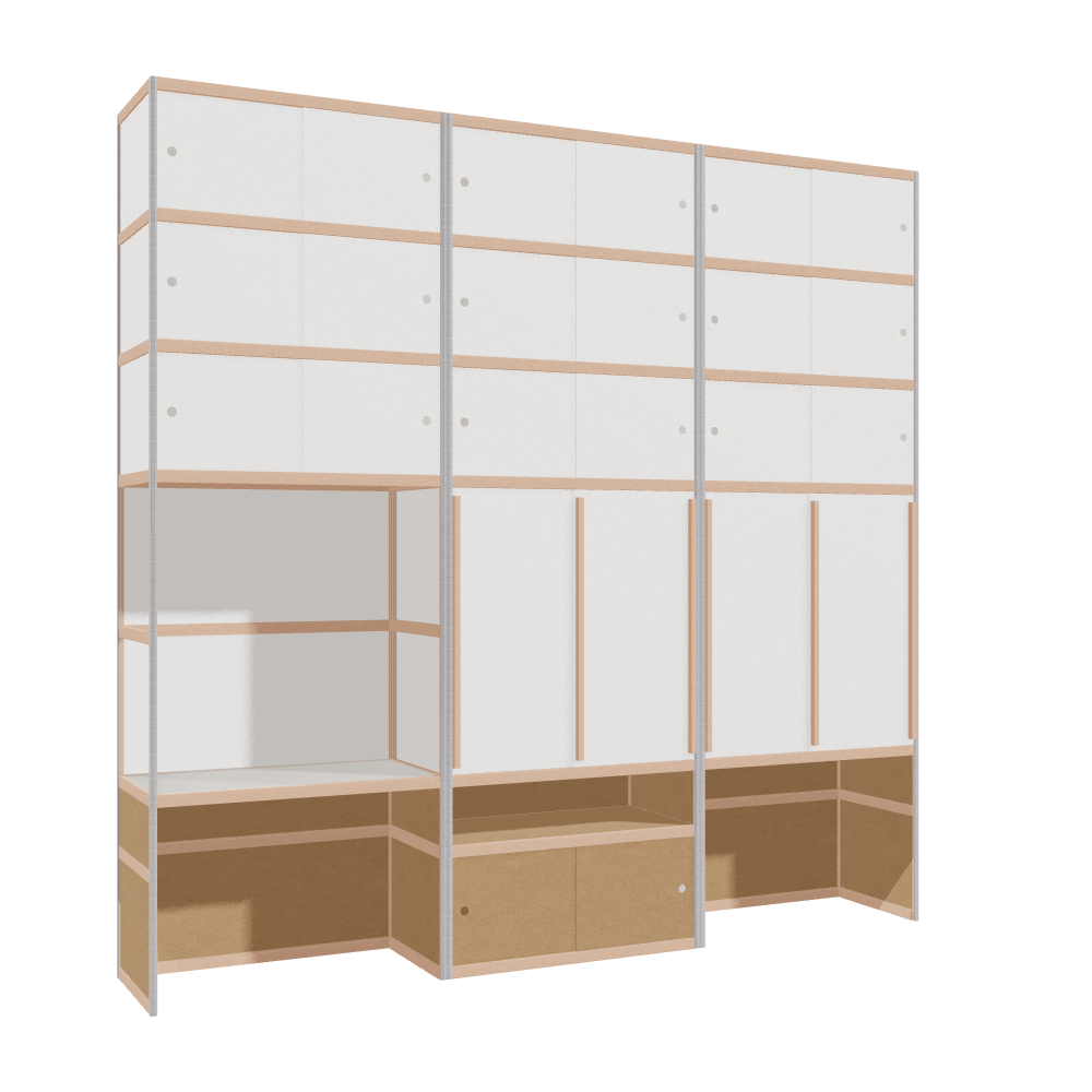 Furniture (294x300x52 cm)