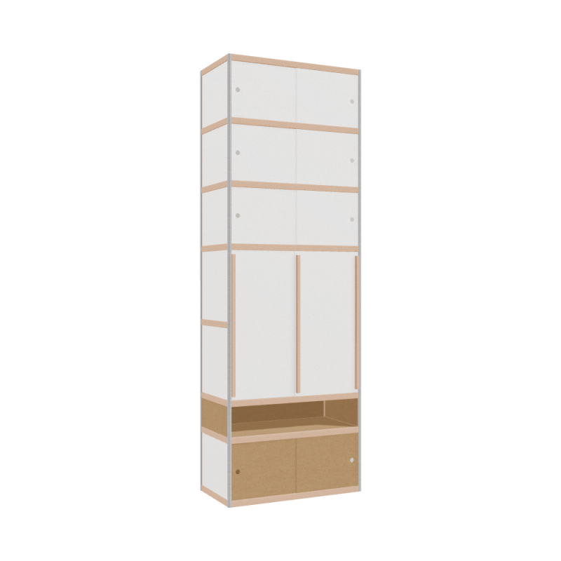 Kleerkast (294x100x52 cm)