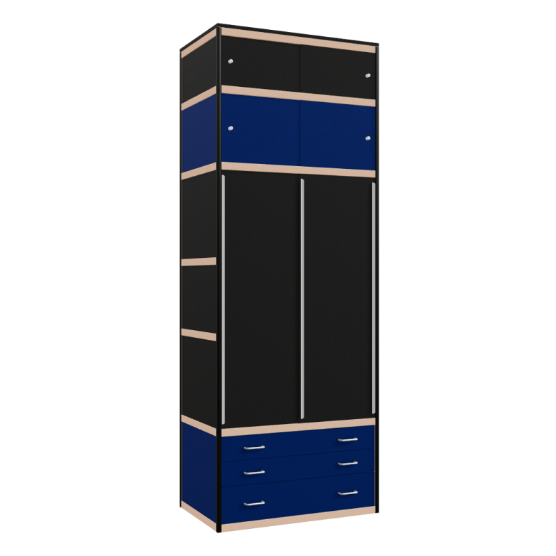 Wardrobe (271.8x100x62 cm)