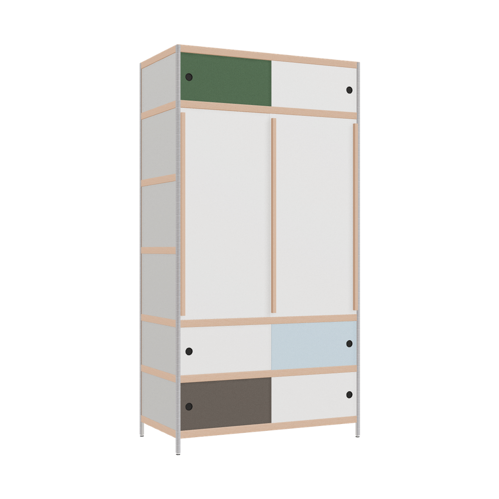 Kleerkast (229x120x62 cm)