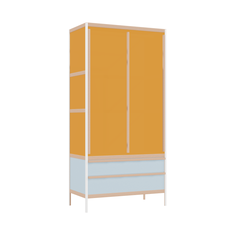 Kleerkast (203x100x52 cm)