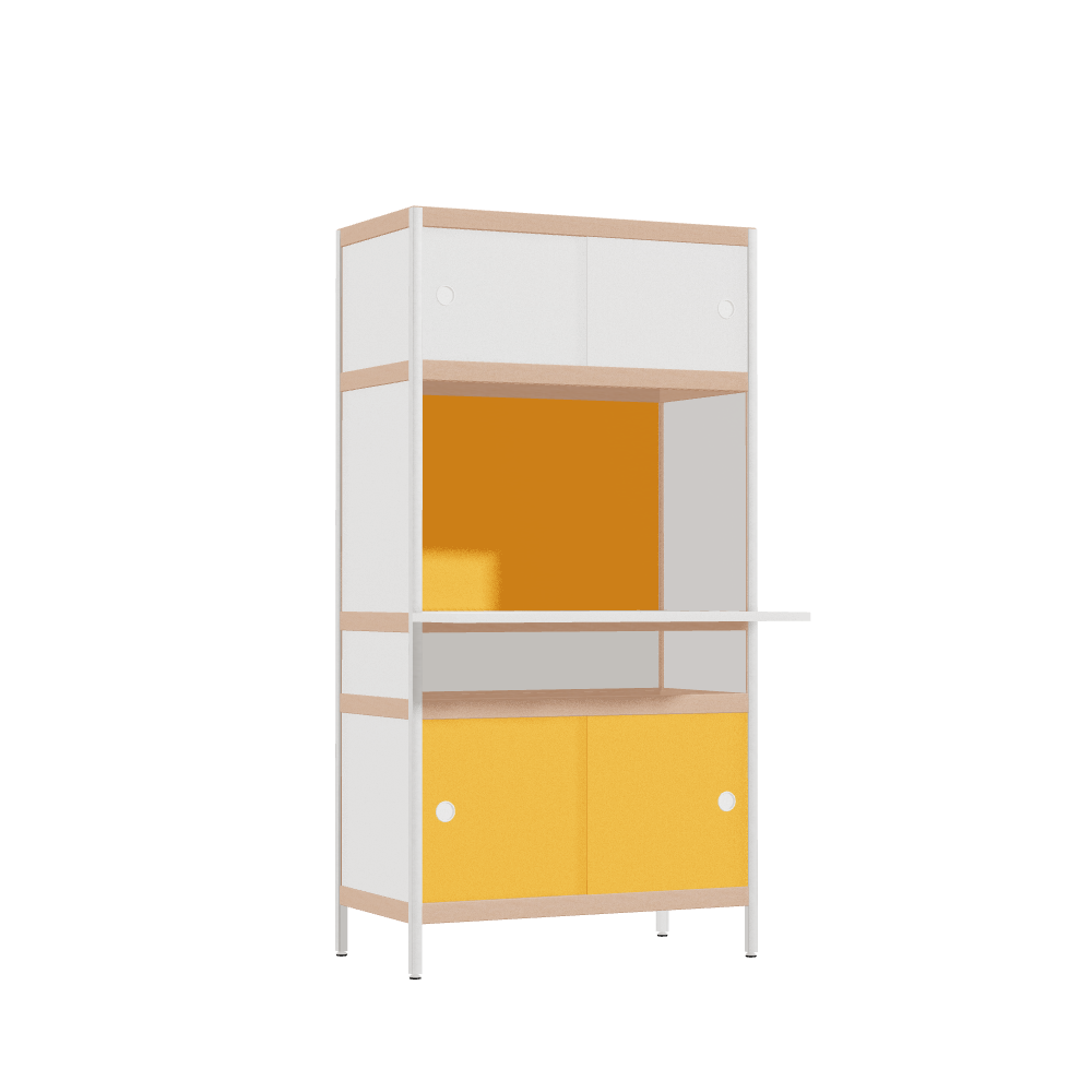 Cantilevered desk (155.5x80x63.6 cm)