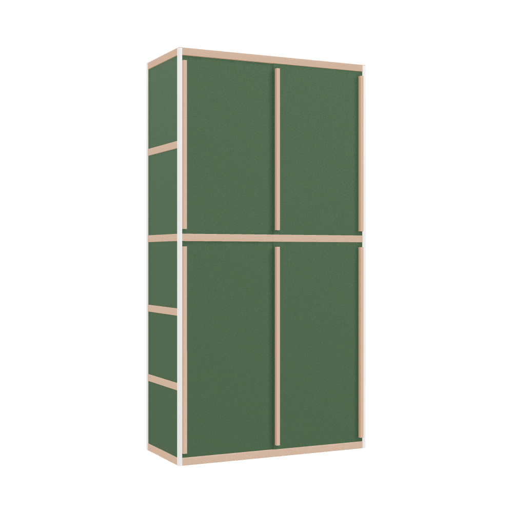 Kleerkast (229x120x52 cm)