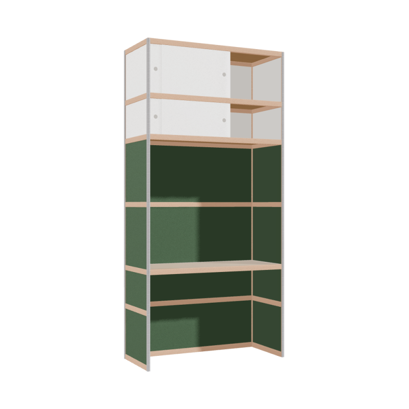 Geïntegreerd bureau (250x120x52 cm)