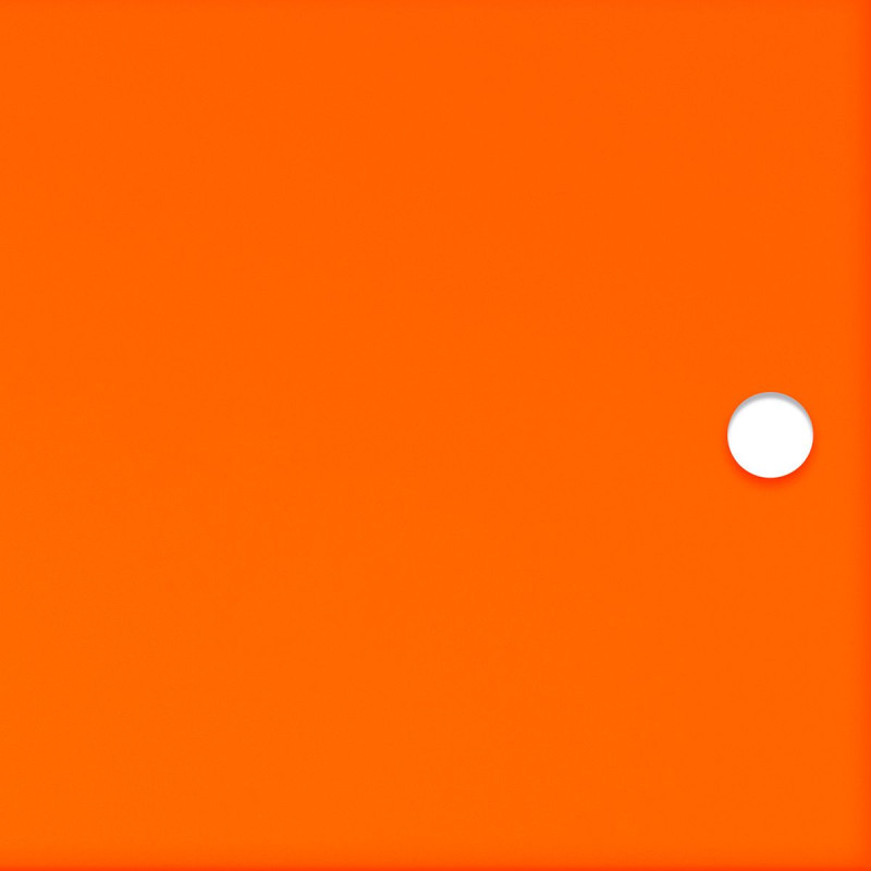 Mandarine translucent acrylic door