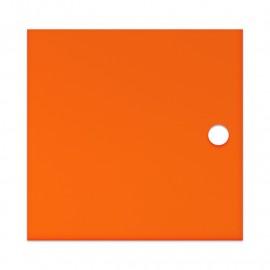 Mandarine translucent acrylic door