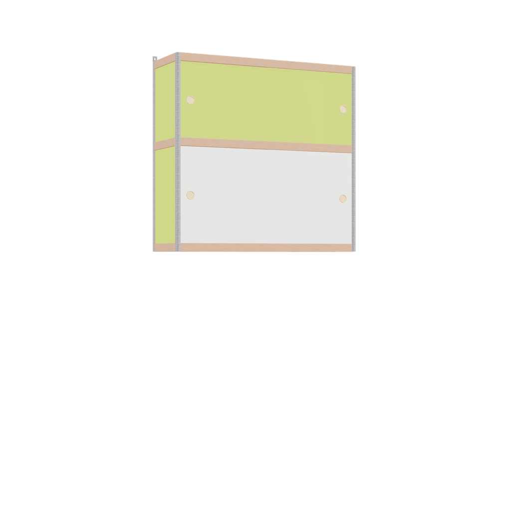 Zwevende kast (96x100x32 cm)